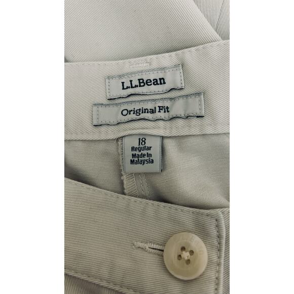 LL Bean Women's Wrinkle-Free Bayside Shorts Ultra High-Rise Hidden Comfort 18 - Picture 11 of 14